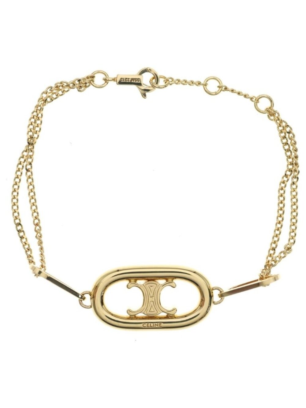 Celine Maillon Triomphe Chain Bracelet Gold